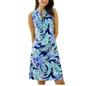 Lilly Pulitzer Sherryn Shift Dress High Tide Navy Size XS NWT